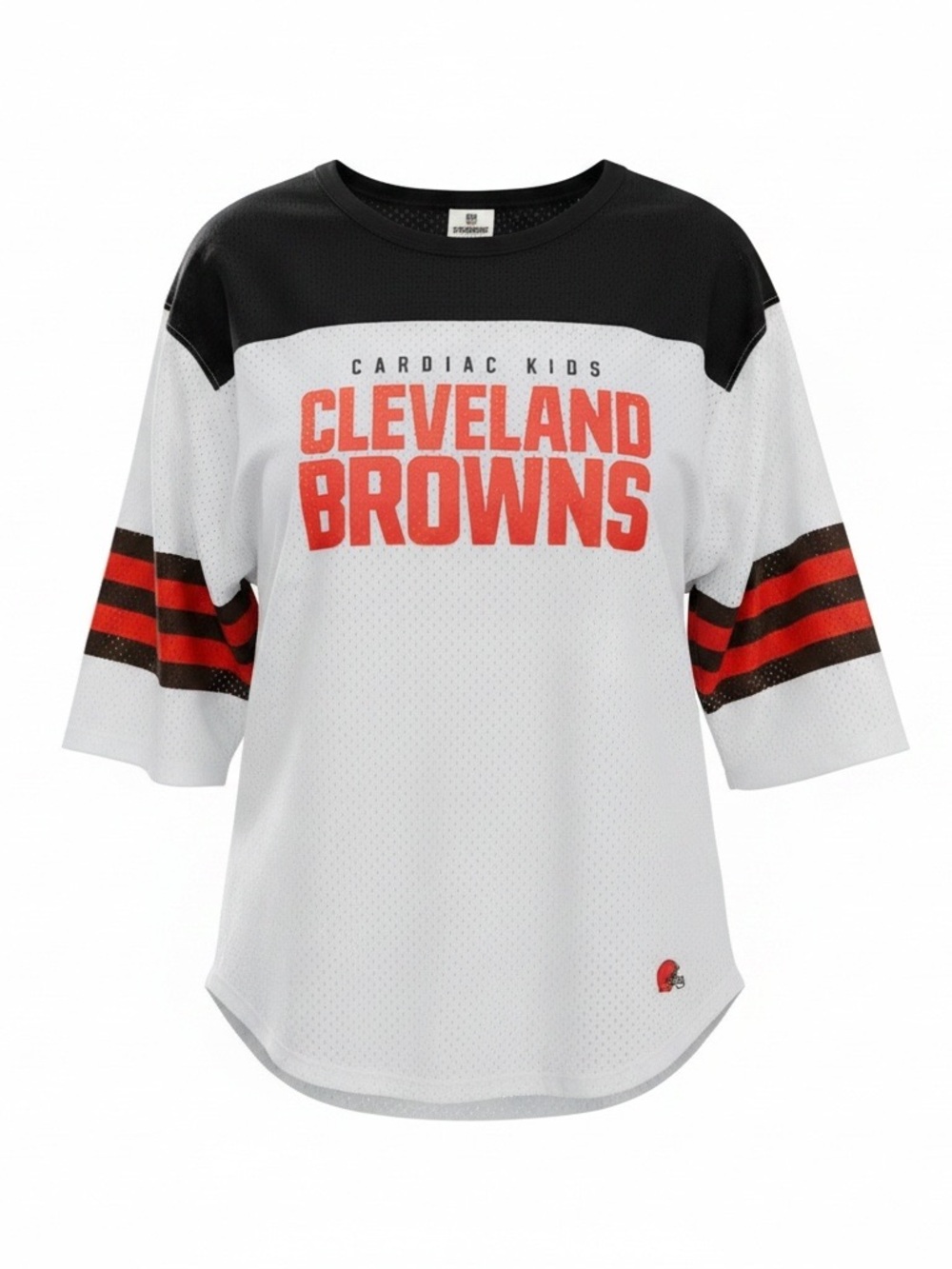 Victoria's Secret PINK White Brown & Orange Cleveland Browns Jersey women’s XS